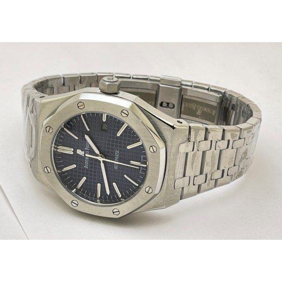 Audemars Piguet Royal Oak Steel Blue Swiss Automatic Watch