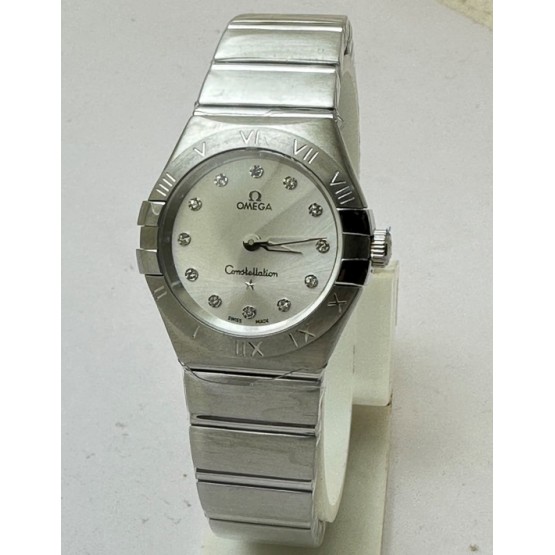 Omega Constellation Diamond Mark Steel Ladies Watch