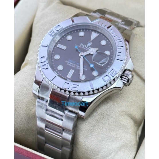 Rolex Yacht Master - 1 Grey Steel Swiss Automatic Watch