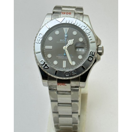 Rolex Yacht Master - 1 Grey Steel Swiss Automatic Watch