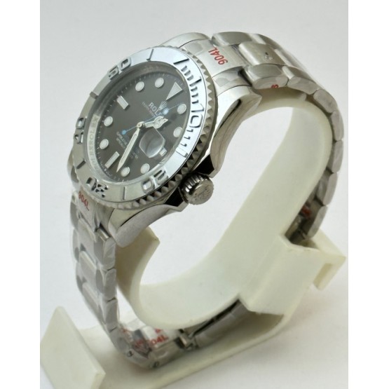 Rolex Yacht Master - 1 Grey Steel Swiss Automatic Watch