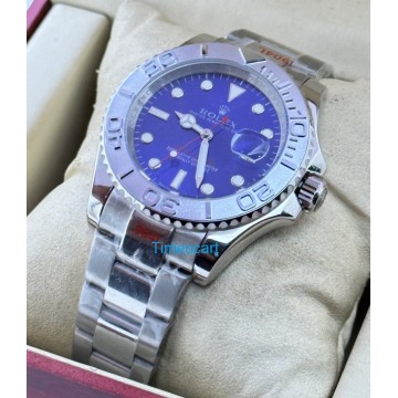 Rolex Yacht Master - 1 Blue Steel Swiss Automatic Watch