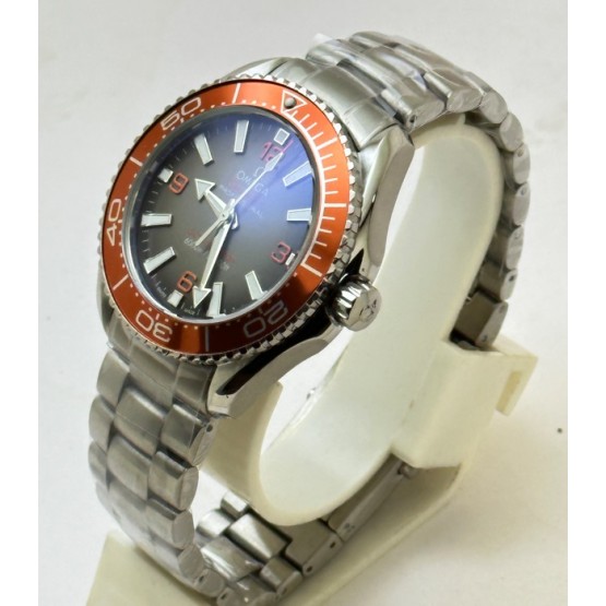 Omega Seamaster Planet Ocean Ultra Deep Orange Bezel Swiss Automatic Watch