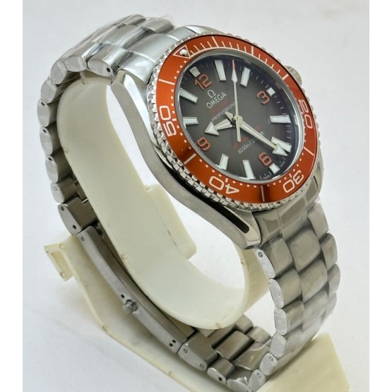 Omega Seamaster Planet Ocean Ultra Deep Orange Bezel Swiss Automatic Watch