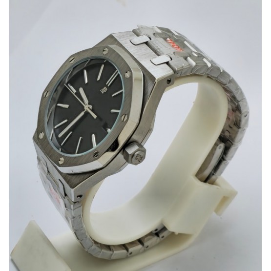 Audemars Piguet Royal Oak Jumbo Black Steel Swiss Automatic Watch