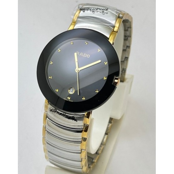 Rado Centrix jubile Golden Black Dual Tone Watch