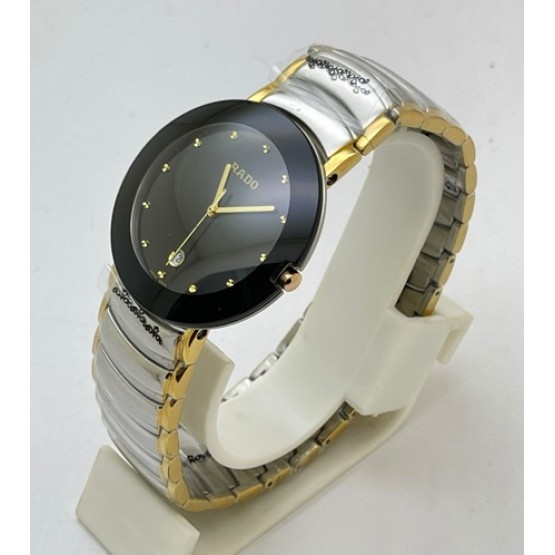 Rado Centrix jubile Golden Black Dual Tone Watch