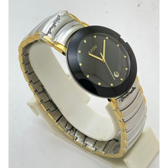 Rado Centrix jubile Golden Black Dual Tone Watch