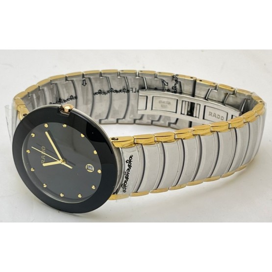 Rado Centrix jubile Golden Black Dual Tone Watch