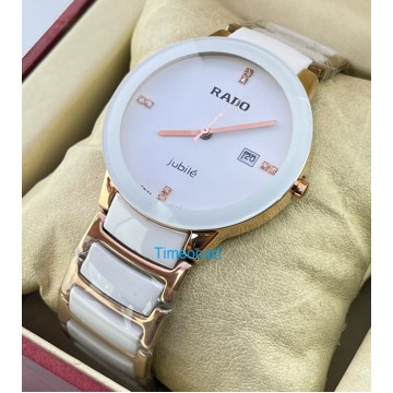 Rado Jublie Daister White Dial Quartz Watch