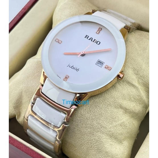 Rado Jublie Daister White Dial Quartz Watch