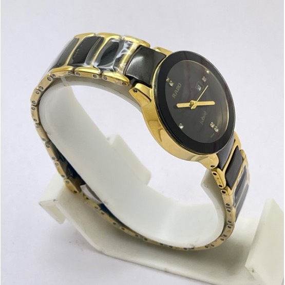 Rado Jublie Daistar Ladies Black Dial Quartz Watch