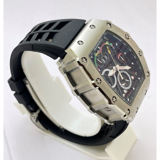 Richard Mille Mclaren F1 Black Rubber Strap Swiss Automatic Watch