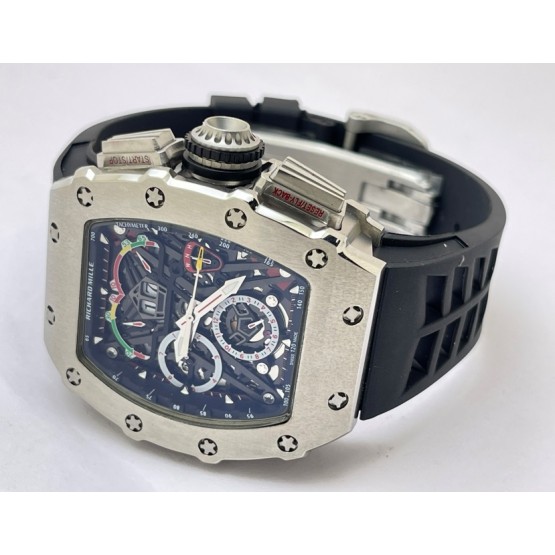 Richard Mille Mclaren F1 Black Rubber Strap Swiss Automatic Watch