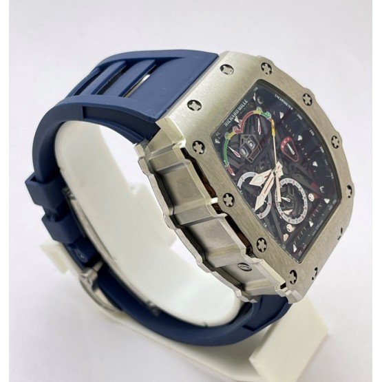 Richard Mille Mclaren F1 Blue Rubber Strap Swiss Automatic Watch