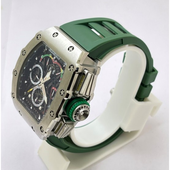 Richard Mille Mclaren F1 Green Rubber Strap Swiss Automatic Watch