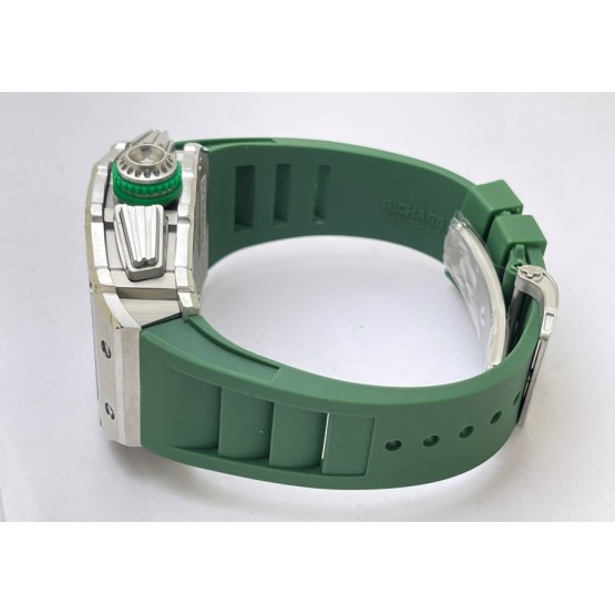 Richard Mille Mclaren F1 Green Rubber Strap Swiss Automatic Watch