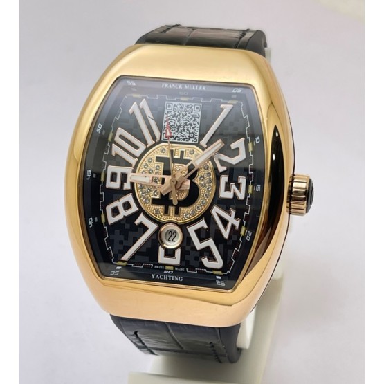 Franck Muller Yatching Encrypto Bitcoin Swiss ETA Automatic Watch