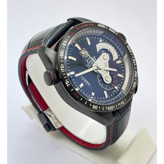 Tag Heuer Grand Carrera Calibre 36 Leather Strap Watch