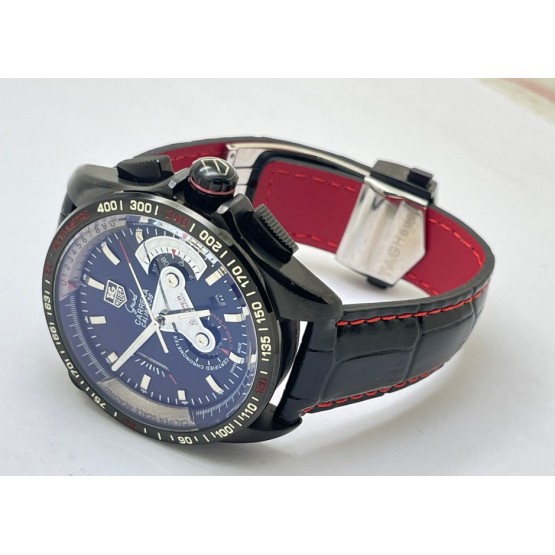 Tag Heuer Grand Carrera Calibre 36 Leather Strap Watch