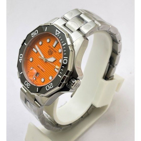 TAG Heuer Aquaracer Calibre 5 Professional 300 Orange Diver Swiss Automatic Watch