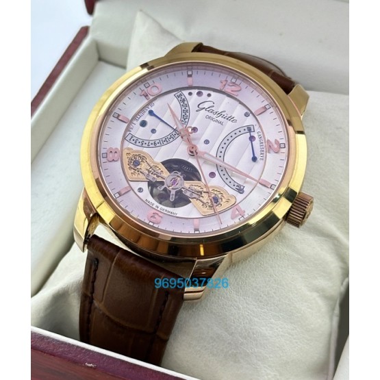 Glashütte Original Date Tourbillon Date Power Reserve Swiss Automatic Watch