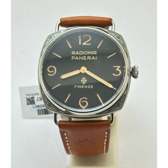 Panerai Radiomir Firenze Acciaco Swiss ETA 2250 Valjoux Movement Automatic Watch