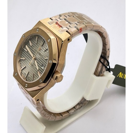 Audemars Piguet Royal Oak Rose Gold Grey Swiss Automatic Watch