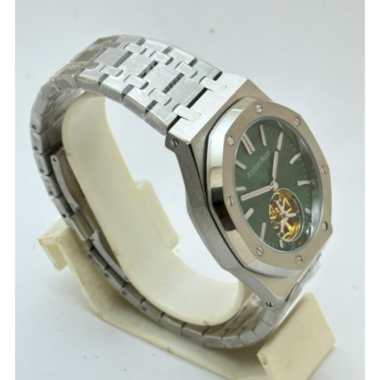 Audemars Piguet Royal Oak Tourbillon Dimpled Dial Green Swiss Automatic Watch