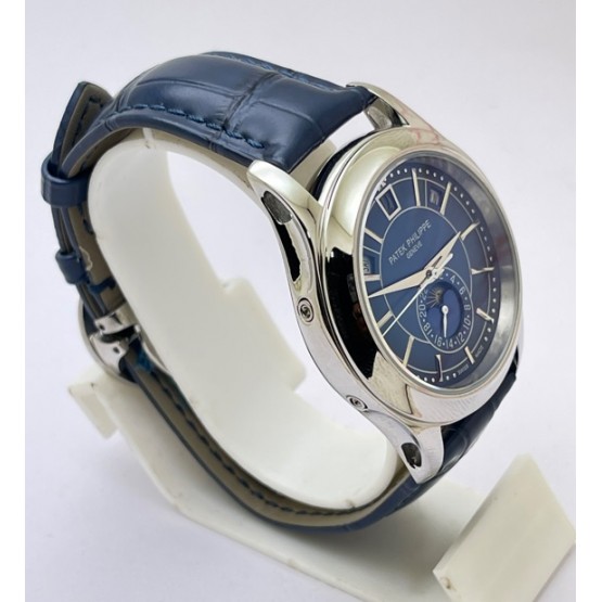 Patek Philippe Complications Annual Calendar Blue Swiss Automatic Watch