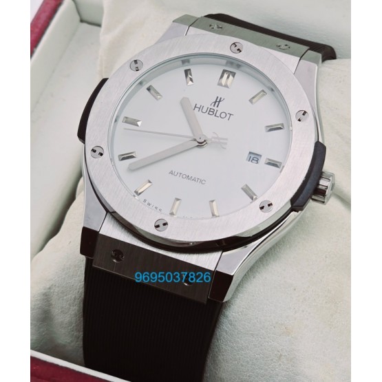 Hublot Vendom Classic White Rubber Strap Swiss Automatic Watch