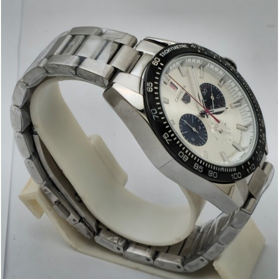 Tag Heuer Carrera Sport Chronograph White Steel Watch