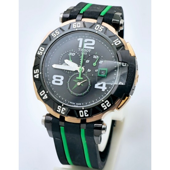 Tissot T-Race Moto GP Green Mark Rubber Strap Watche