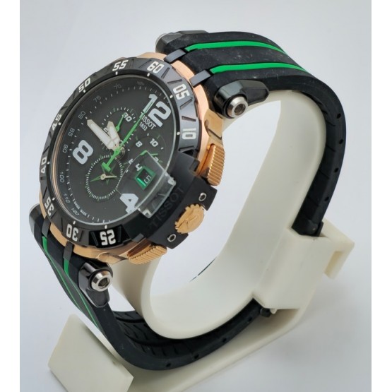 Tissot T-Race Moto GP Green Mark Rubber Strap Watche