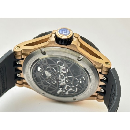 Roger Dubuis Aventador 2 Black Rubber Strap Swiss Automatic Watch