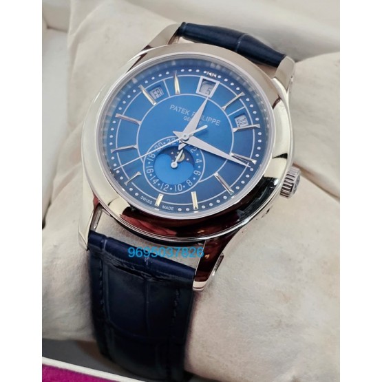 Patek Philippe Complications Annual Calendar Blue Swiss Automatic Watch