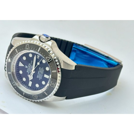 Rolex Deepsea Sea Dweller Black Rubber Strap Swiss Automatic Watch