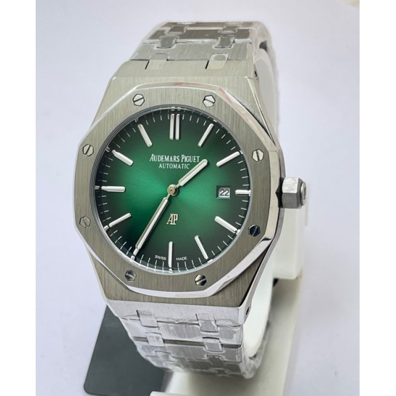 Audemars Piguet Royal Oak Jumbo Green Steel Swiss Automatic Watch