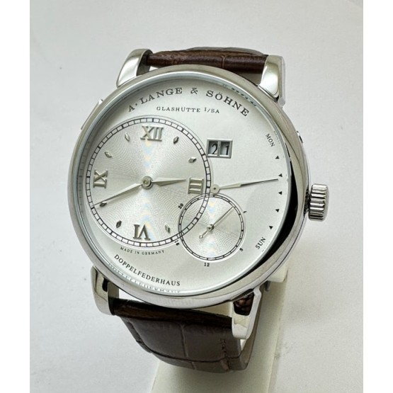 A. Lange & Shone Grand Lange 1 Steel White Swiss Automatic Watch