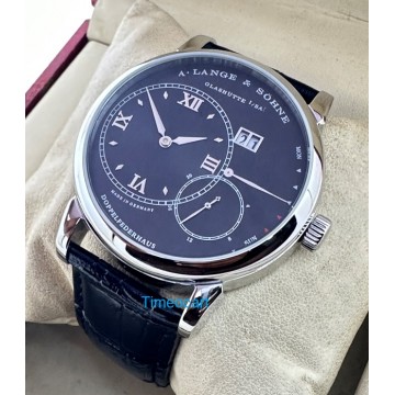 A. Lange & Shone Grand Lange 1 Steel Black Swiss Automatic Watch