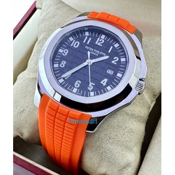 Patek Philippe Aquanaut Orange Rubber Strap Watch