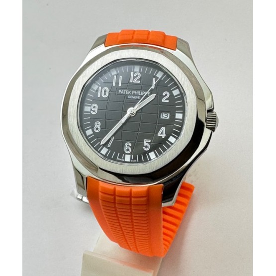 Patek Philippe Aquanaut Orange Rubber Strap Watch