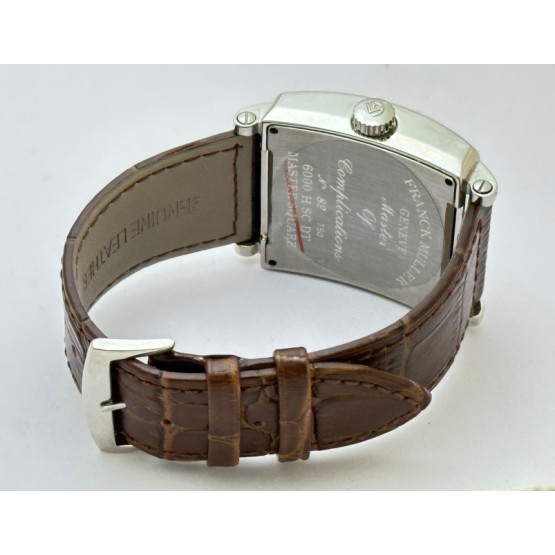 Franck Muller Square Master 2 Leather Strap Watch