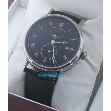 Breguet Classique 1175 Black Leather Strap Swiss ETA Automatic Watch