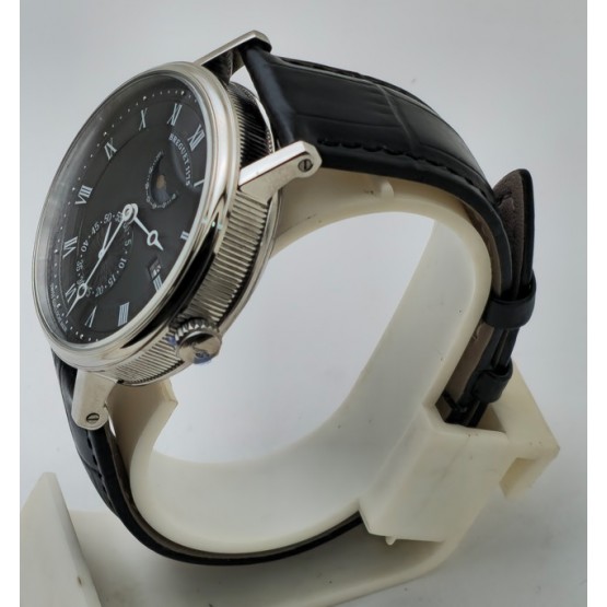 Breguet Classique 1175 Black Leather Strap Swiss ETA Automatic Watch