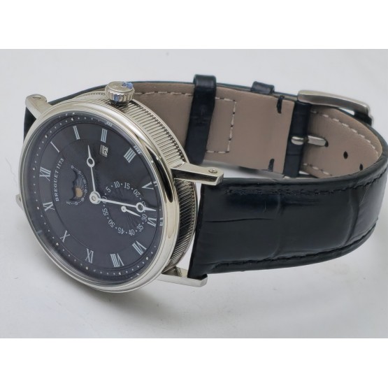 Breguet Classique 1175 Black Leather Strap Swiss ETA Automatic Watch