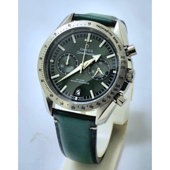 Omega Speedmaster 57 Co-Axial Master Chronometer Chronograph Green Watch