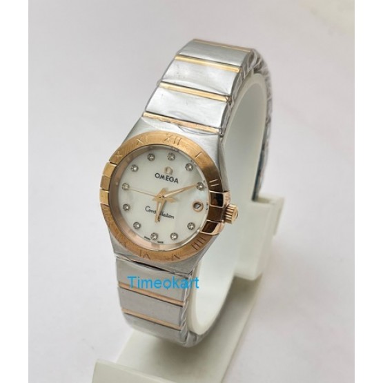 Omega Constellation Diamond Mark Mother Of Pearl Dial Ladies Watch