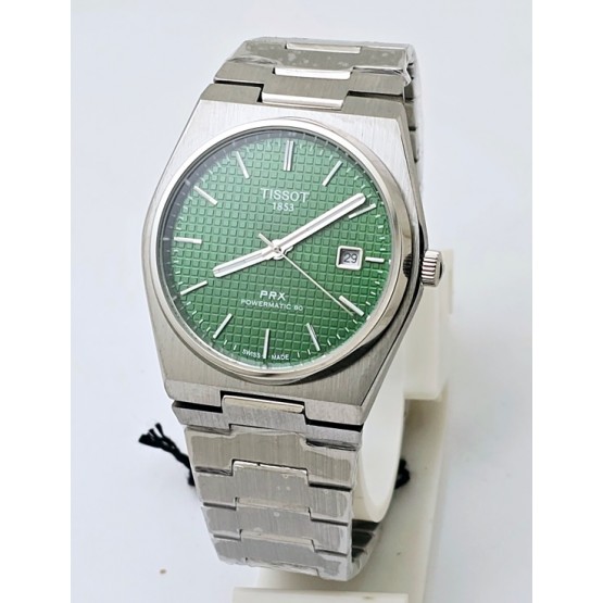 Tissot Prx Powermatic 80 Steel Green Swiss Automatic Watch