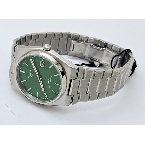 Tissot Prx Powermatic 80 Steel Green Swiss Automatic Watch